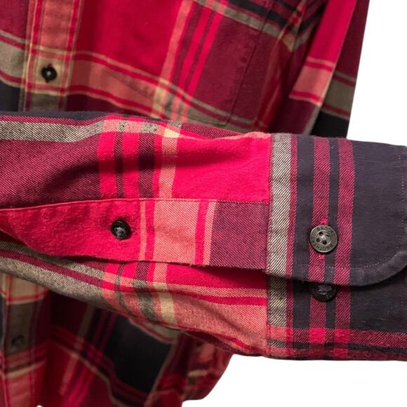 Brooks Brothers Plaid Flannel Shirt size Medium - Picture 4 of 6
